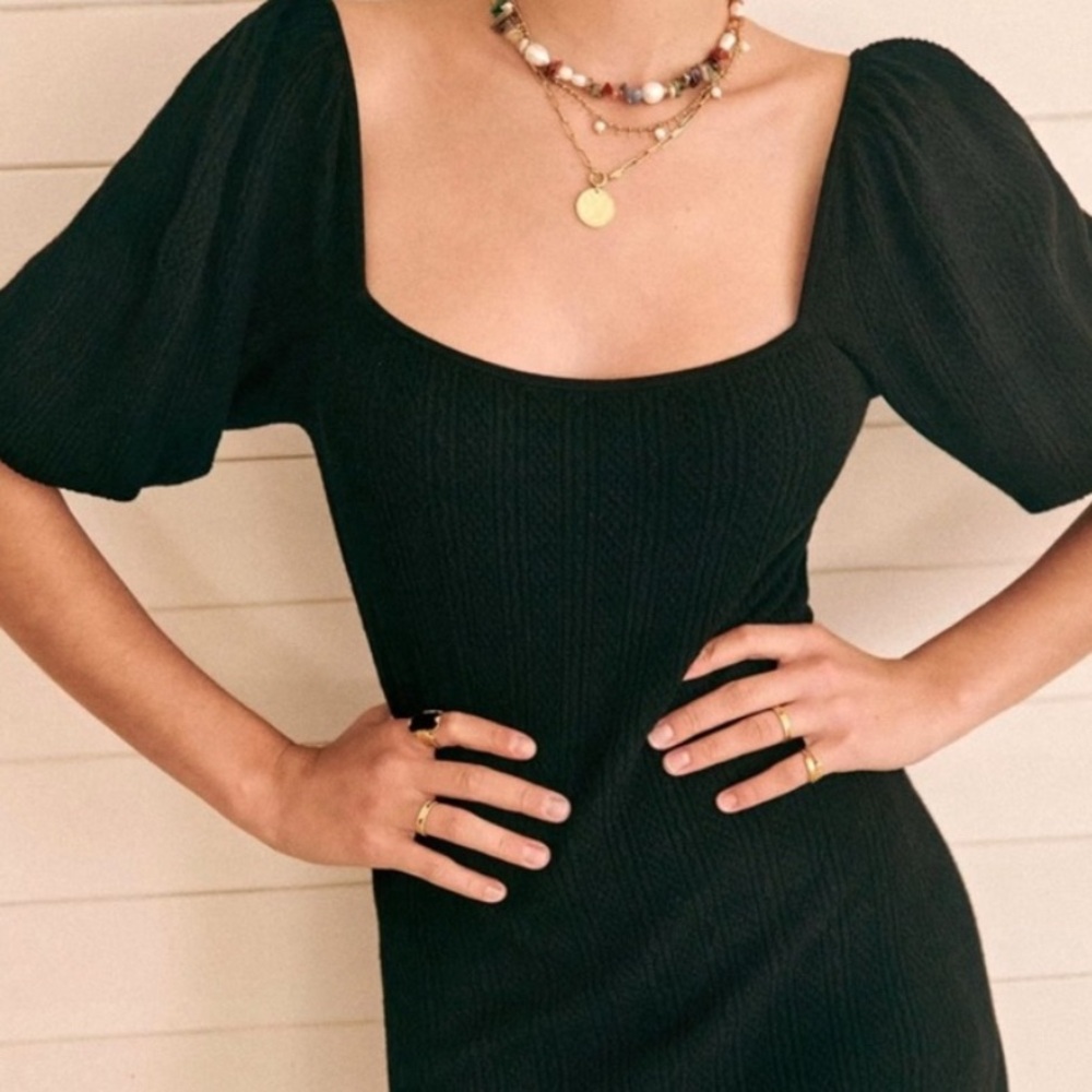 Sézane Little Back Knit Dress - EUC, XS